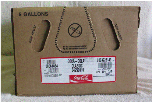 Coca-cola 5 Gallon Bag In Box Fountain Syrup